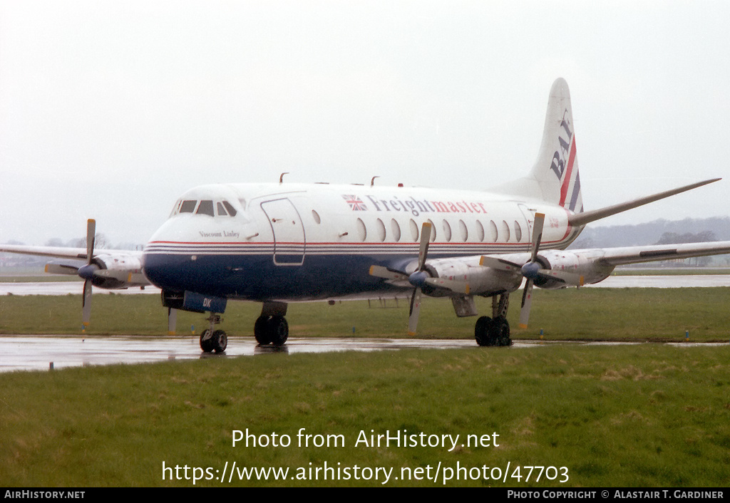 Aircraft Photo of G-BBDK | Vickers 808C Freightmaster | British Air Ferries - BAF | AirHistory.net #47703