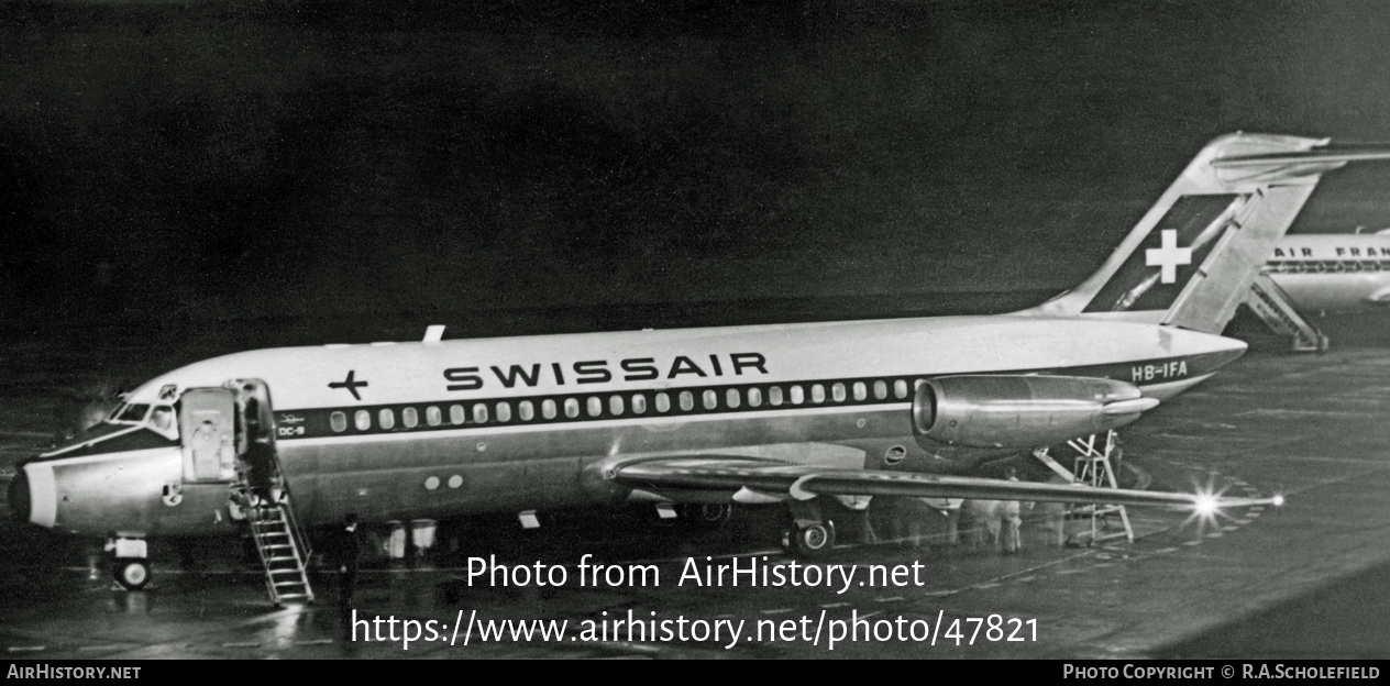 Aircraft Photo of HB-IFA | Douglas DC-9-15 | Swissair | AirHistory.net #47821