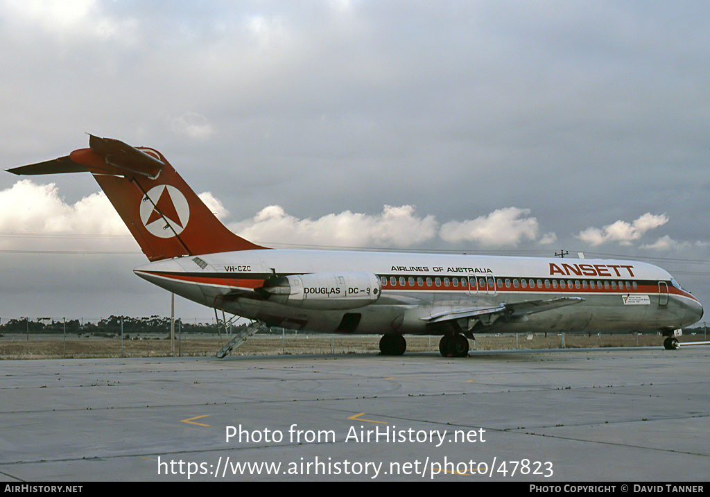 Aircraft Photo of VH-CZC | McDonnell Douglas DC-9-31 | Ansett Airlines of Australia | AirHistory.net #47823