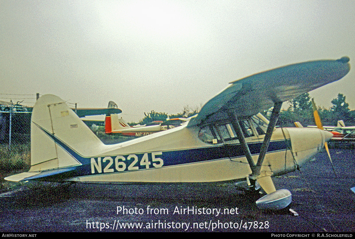 Aircraft Photo of N26245 | Stinson 10 HW-80 | AirHistory.net #47828