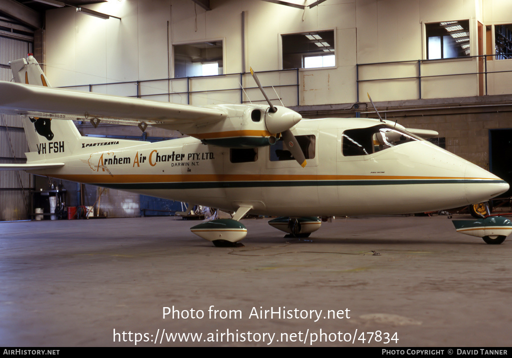 Aircraft Photo of VH-FSH | Partenavia P-68B | Arnhem Air Charter | AirHistory.net #47834