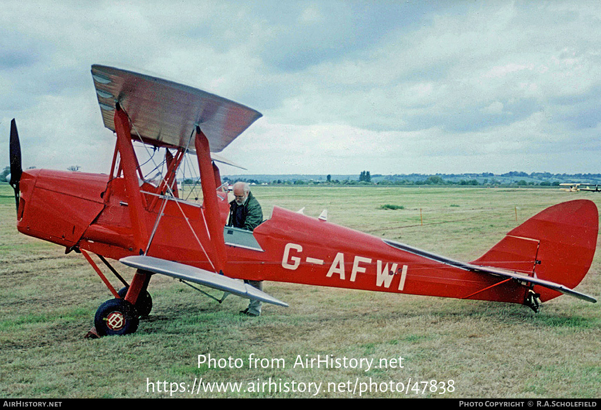 Aircraft Photo of G-AFWI | De Havilland D.H. 82A Tiger Moth II | AirHistory.net #47838