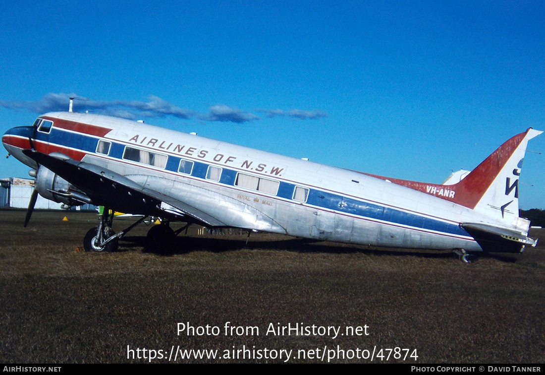 Aircraft Photo of VH-ANR | Douglas DC-3-G202A | Airlines of NSW | AirHistory.net #47874