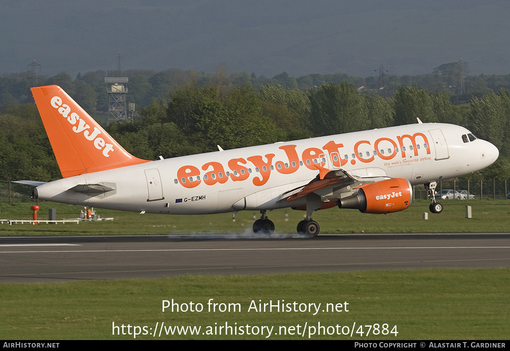 Aircraft Photo of G-EZMH | Airbus A319-111 | EasyJet | AirHistory.net #47884