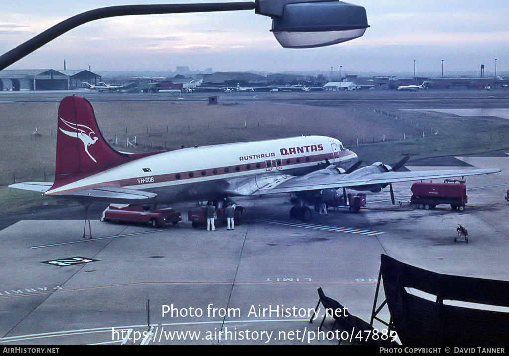 Aircraft Photo of VH-EDB | Douglas C-54A Skymaster | Qantas | AirHistory.net #47889