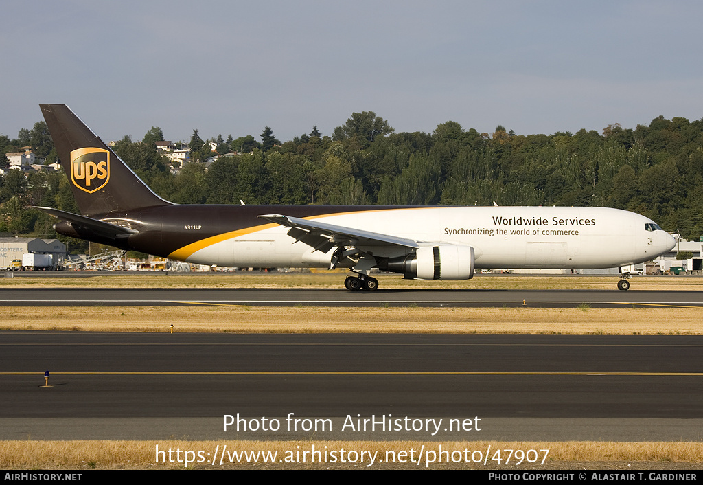 Aircraft Photo of N311UP | Boeing 767-34AF/ER | United Parcel Service - UPS | AirHistory.net #47907