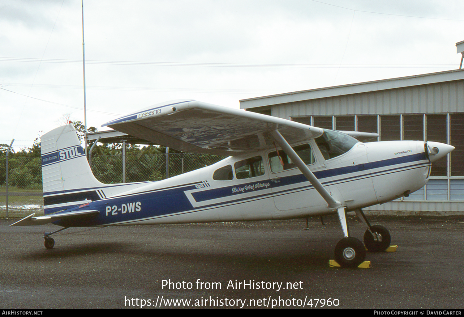 Aircraft Photo of P2-DWS | Cessna 180K Skywagon 180 | Divine Word Airways | AirHistory.net #47960