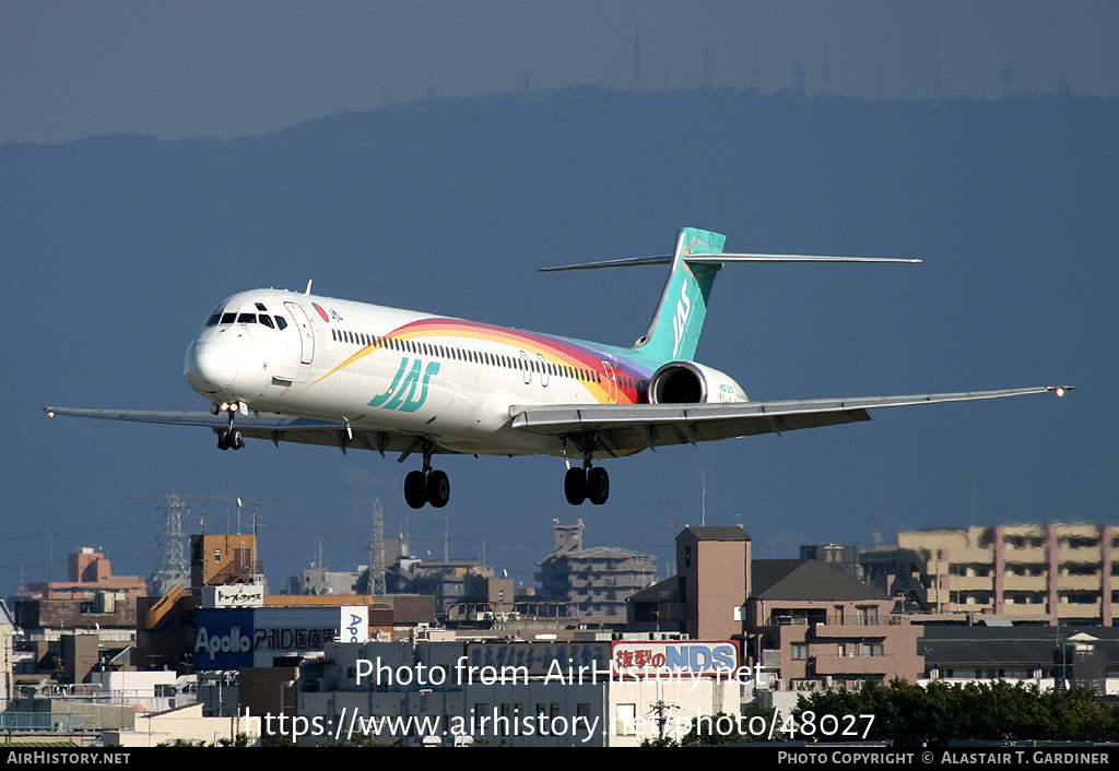 Aircraft Photo of JA002D | McDonnell Douglas MD-90-30 | Japan Air System - JAS | AirHistory.net #48027