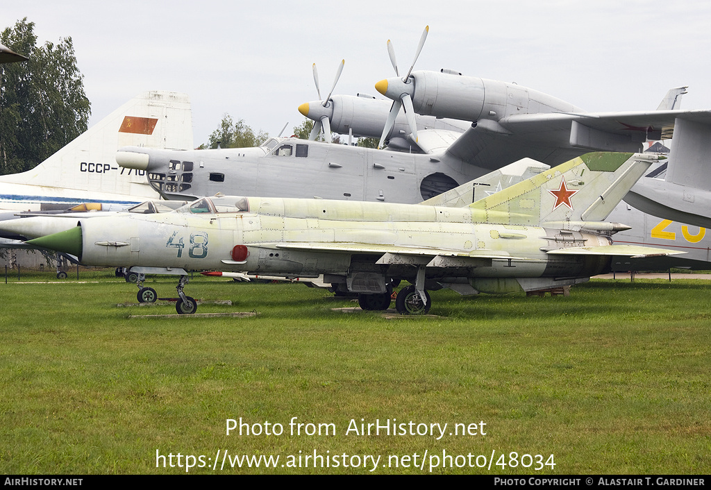 Aircraft Photo of 48 blue | Mikoyan-Gurevich MiG-21bis | Russia - Air Force | AirHistory.net #48034