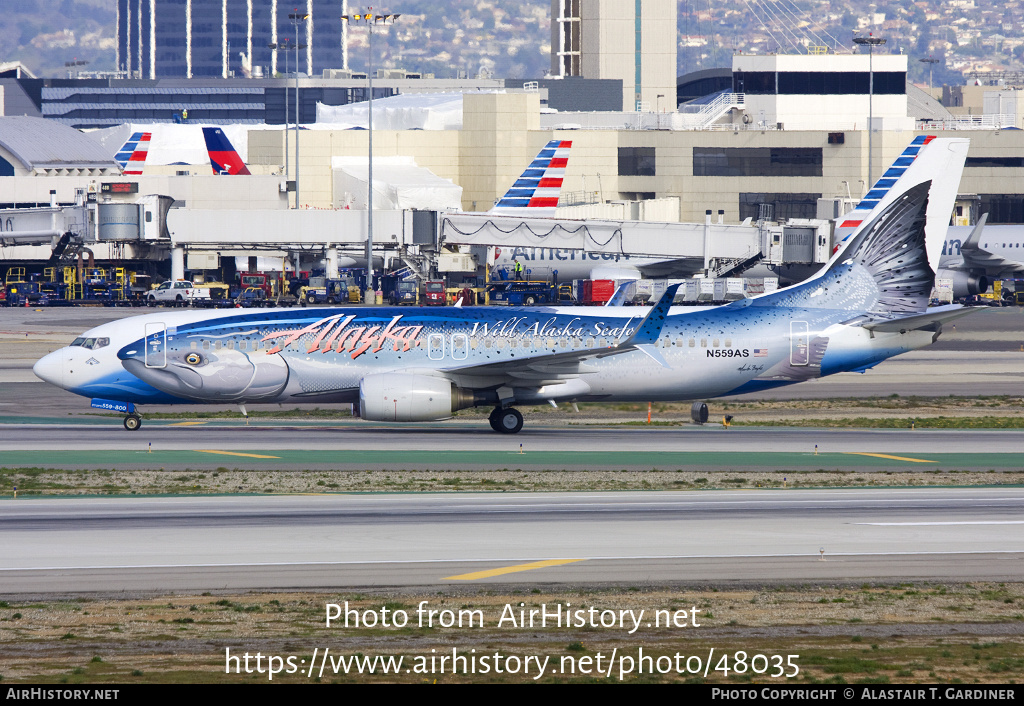 Aircraft Photo of N559AS | Boeing 737-890 | Alaska Airlines | AirHistory.net #48035