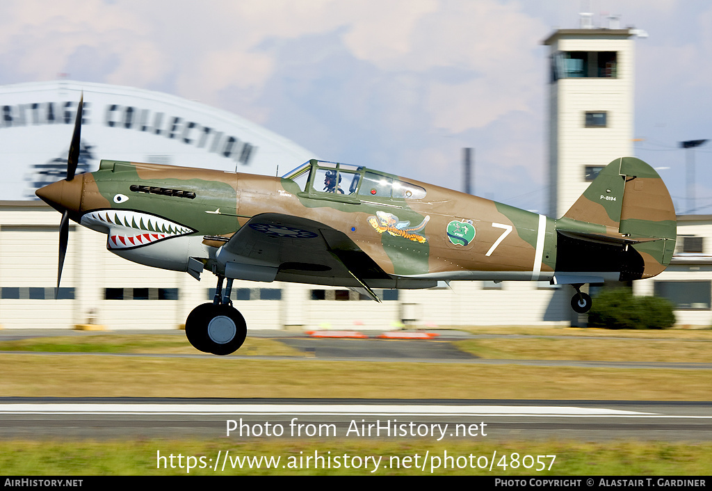 Aircraft Photo of N2689 / NX2689 | Curtiss P-40C Tomahawk | China - Air Force | AirHistory.net #48057