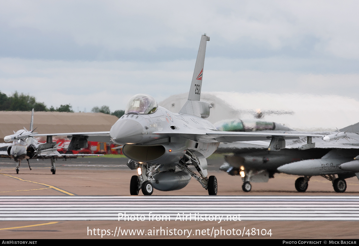 Aircraft Photo of 292 | General Dynamics F-16AM Fighting Falcon | Norway - Air Force | AirHistory.net #48104