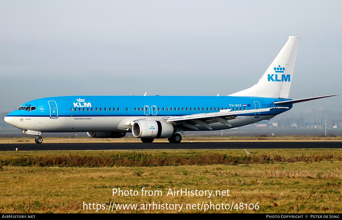 Aircraft Photo of PH-BXF | Boeing 737-8K2 | KLM - Royal Dutch Airlines | AirHistory.net #48106