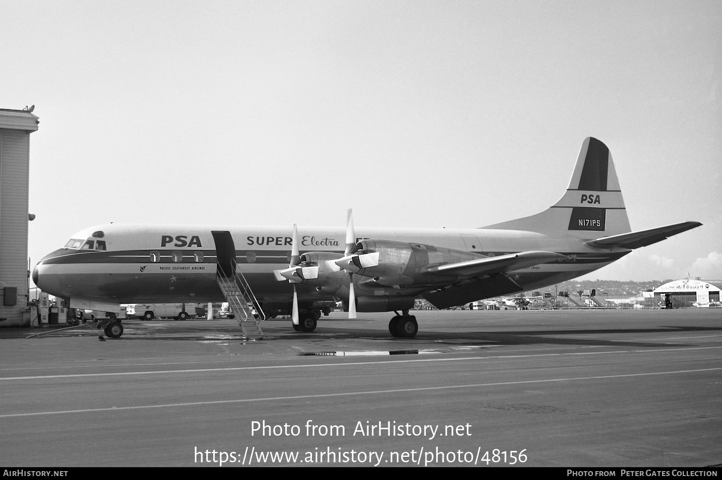 Aircraft Photo of N171PS | Lockheed L-188A Electra | PSA - Pacific Southwest Airlines | AirHistory.net #48156