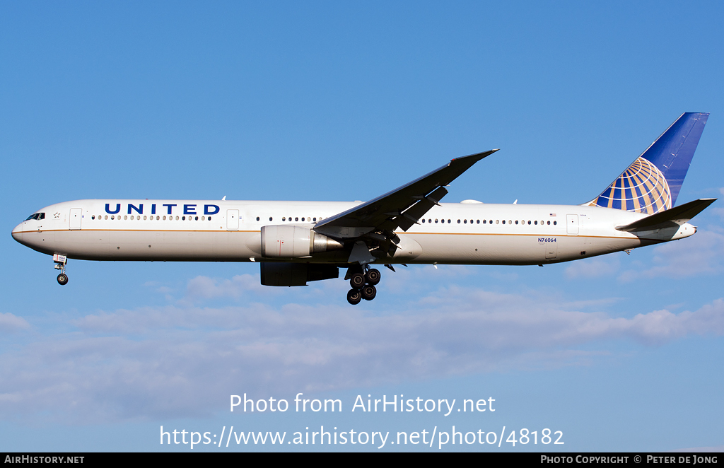 Aircraft Photo of N76064 | Boeing 767-424/ER | United Airlines | AirHistory.net #48182