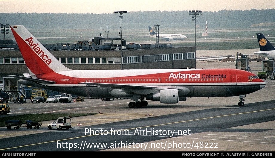 Aircraft Photo of N988AN | Boeing 767-284/ER | Avianca | AirHistory.net #48222