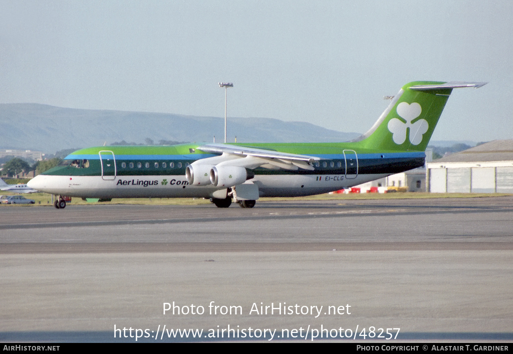 Aircraft Photo of EI-CLG | British Aerospace BAe-146-300 | Aer Lingus Commuter | AirHistory.net #48257