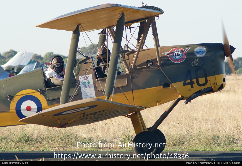 Aircraft Photo of VH-ABL / N9140 | De Havilland D.H. 82A Tiger Moth | Australia - Air Force | AirHistory.net #48336