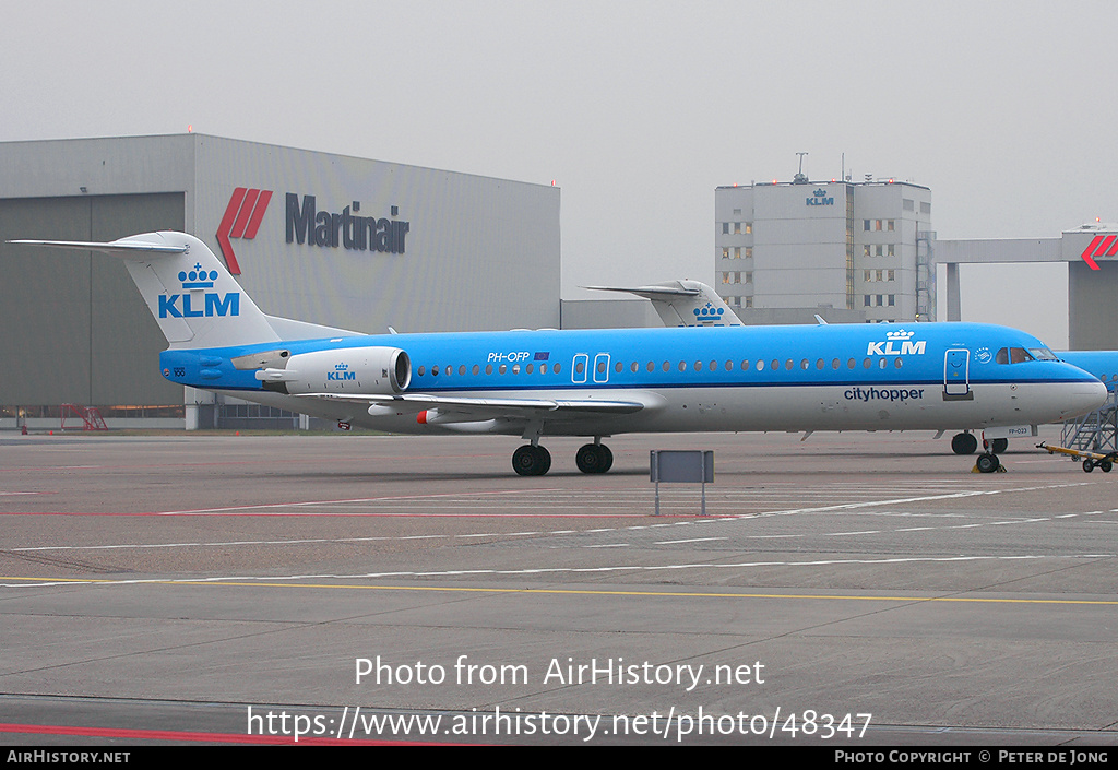 Aircraft Photo of PH-OFP | Fokker 100 (F28-0100) | KLM Cityhopper | AirHistory.net #48347