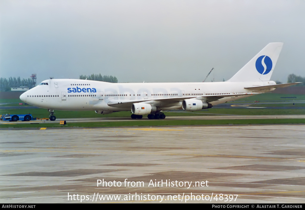 Aircraft Photo of F-GCBB | Boeing 747-228BM | Sabena | AirHistory.net #48397