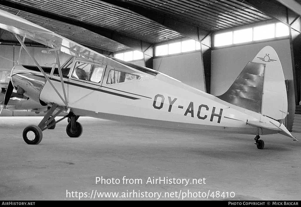 Aircraft Photo of OY-ACH | SAI KZ VII U-7 Lærke | AirHistory.net #48410