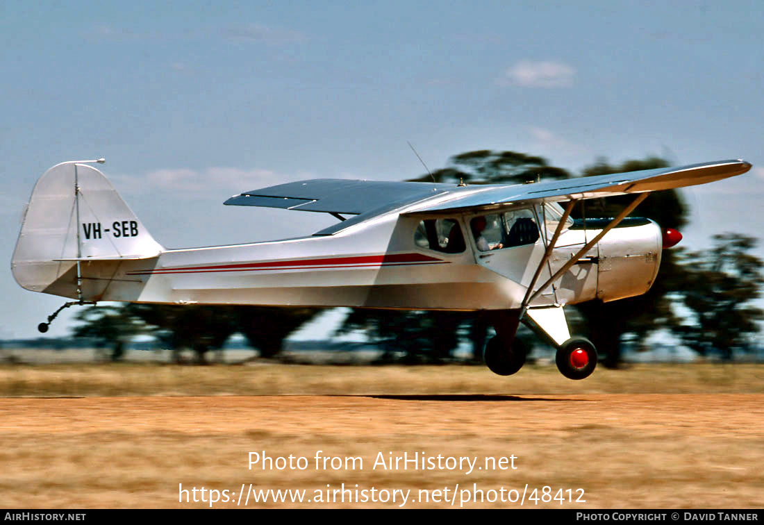 Aircraft Photo of VH-SEB | Auster J-5 | AirHistory.net #48412