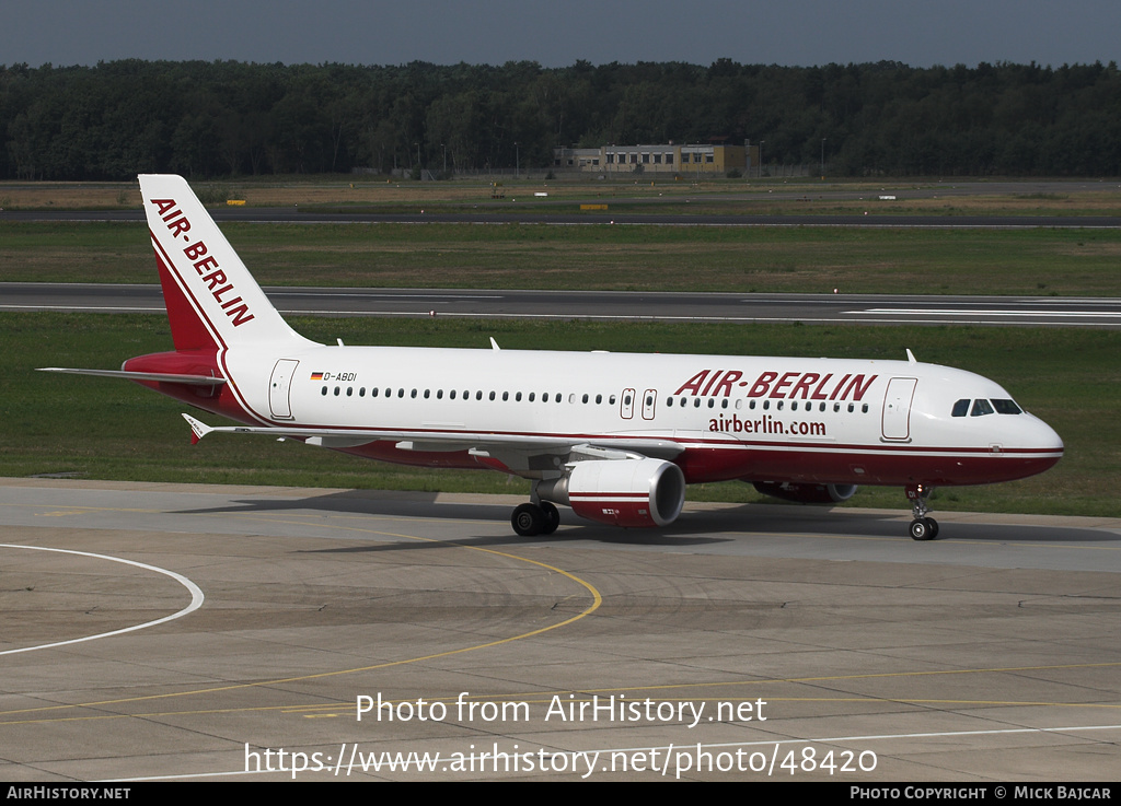 Aircraft Photo of D-ABDI | Airbus A320-214 | Air Berlin | AirHistory.net #48420