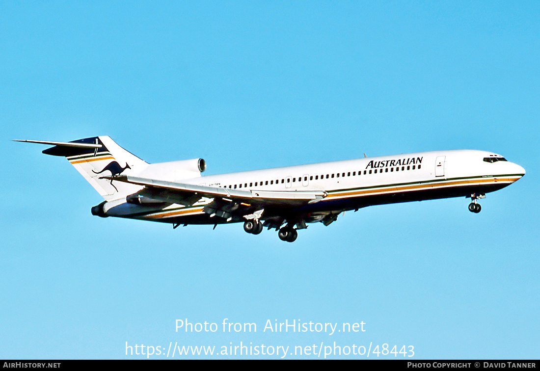 Aircraft Photo of VH-TBN | Boeing 727-276/Adv | Australian Airlines | AirHistory.net #48443