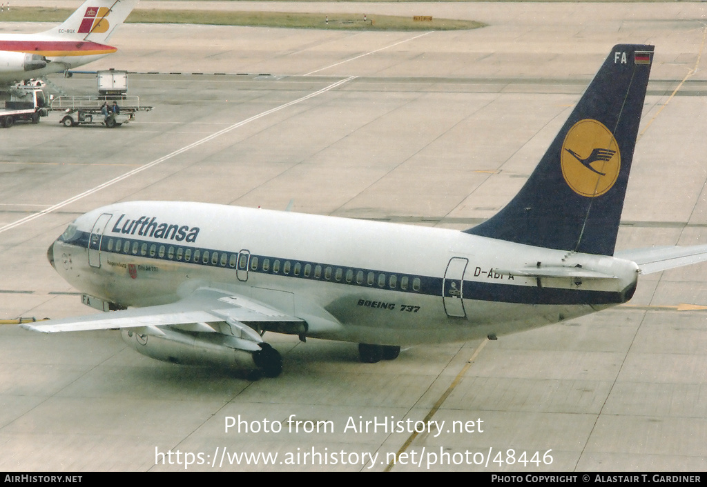 Aircraft Photo of D-ABFA | Boeing 737-230/Adv | Lufthansa | AirHistory.net #48446