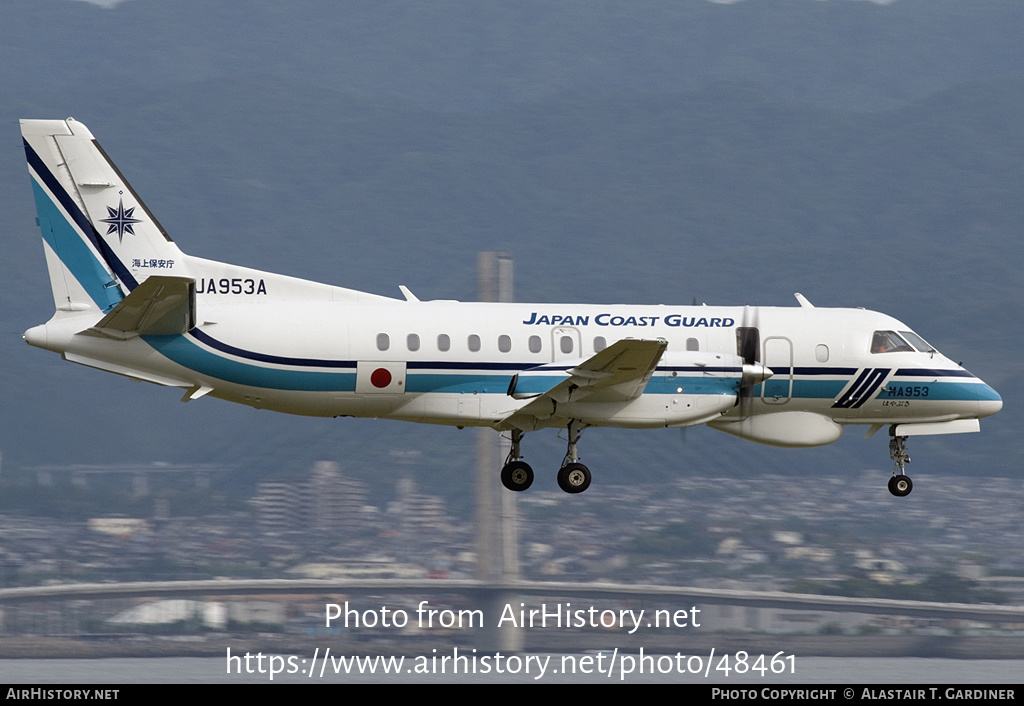 Aircraft Photo of JA953A | Saab 340B/Plus SAR-200 | Japan Coast Guard | AirHistory.net #48461