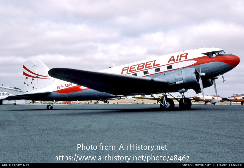 Aircraft Photo of VH-MIN | Douglas C-47A Skytrain | Rebel Air | AirHistory.net #48462