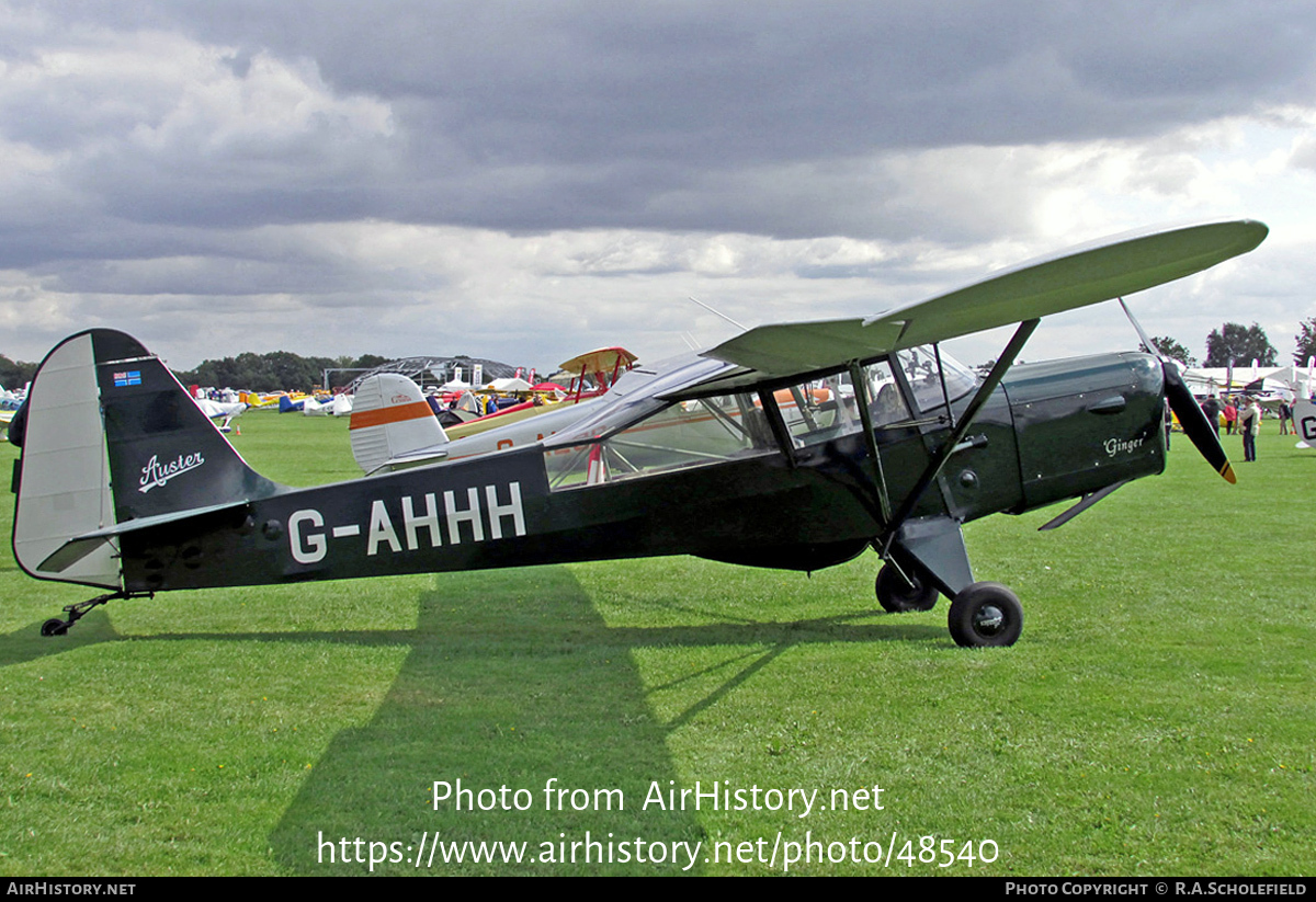 Aircraft Photo of G-AHHH | Auster J-1N Alpha | AirHistory.net #48540