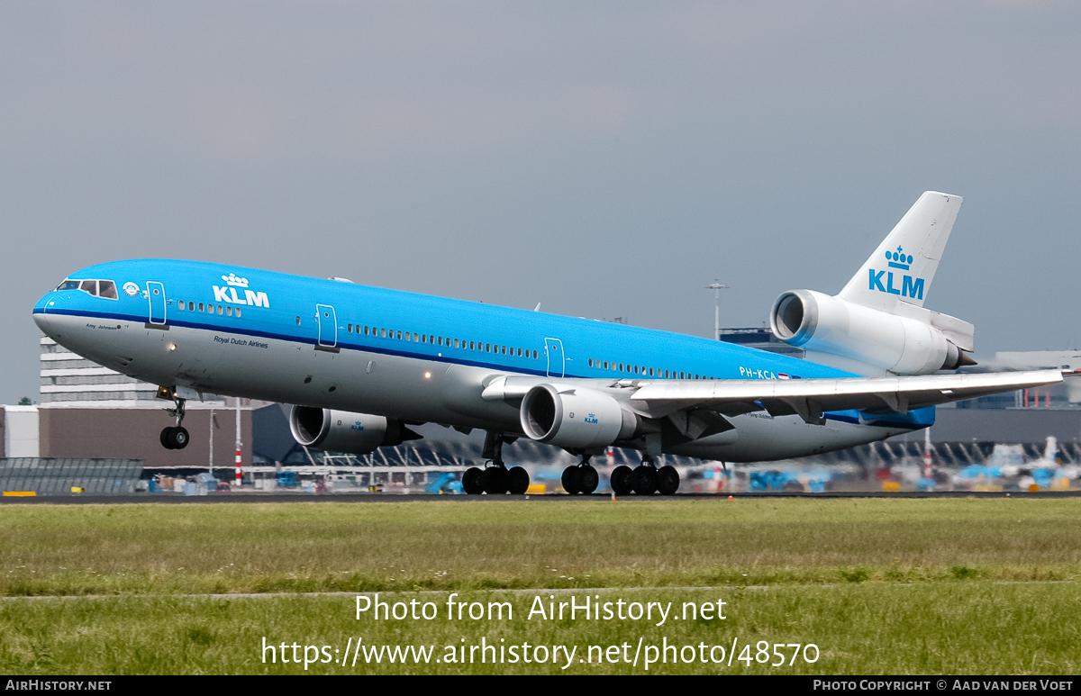 Aircraft Photo of PH-KCA | McDonnell Douglas MD-11 | KLM - Royal Dutch Airlines | AirHistory.net #48570