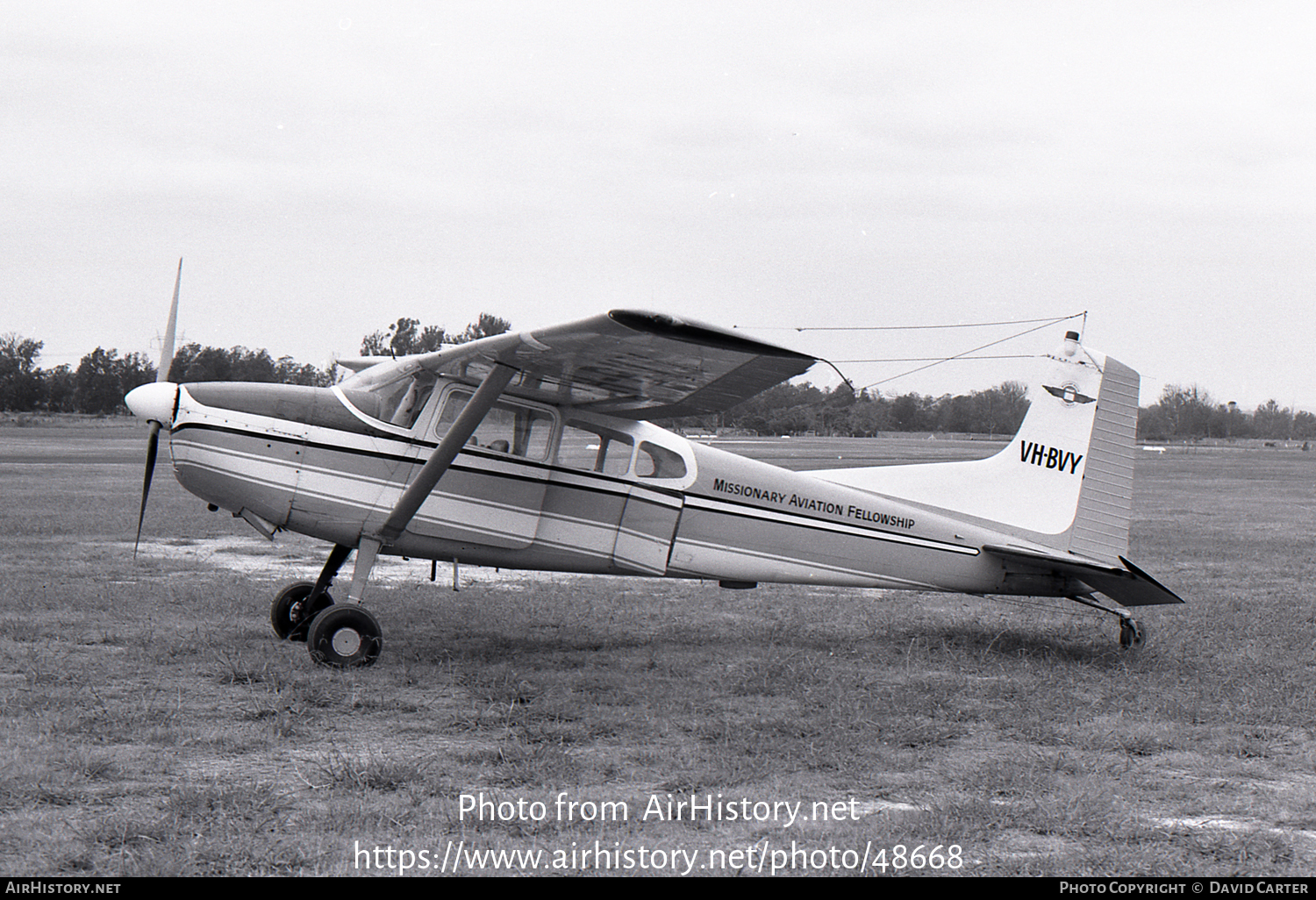 Aircraft Photo of VH-BVY | Cessna 185 Skywagon | Missionary Aviation Fellowship - MAF | AirHistory.net #48668