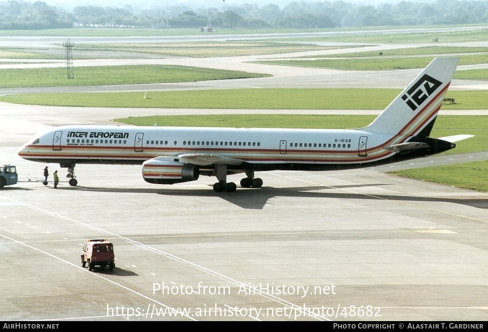 Aircraft Photo of G-IEAB | Boeing 757-23A | Inter European Airways - IEA | AirHistory.net #48682