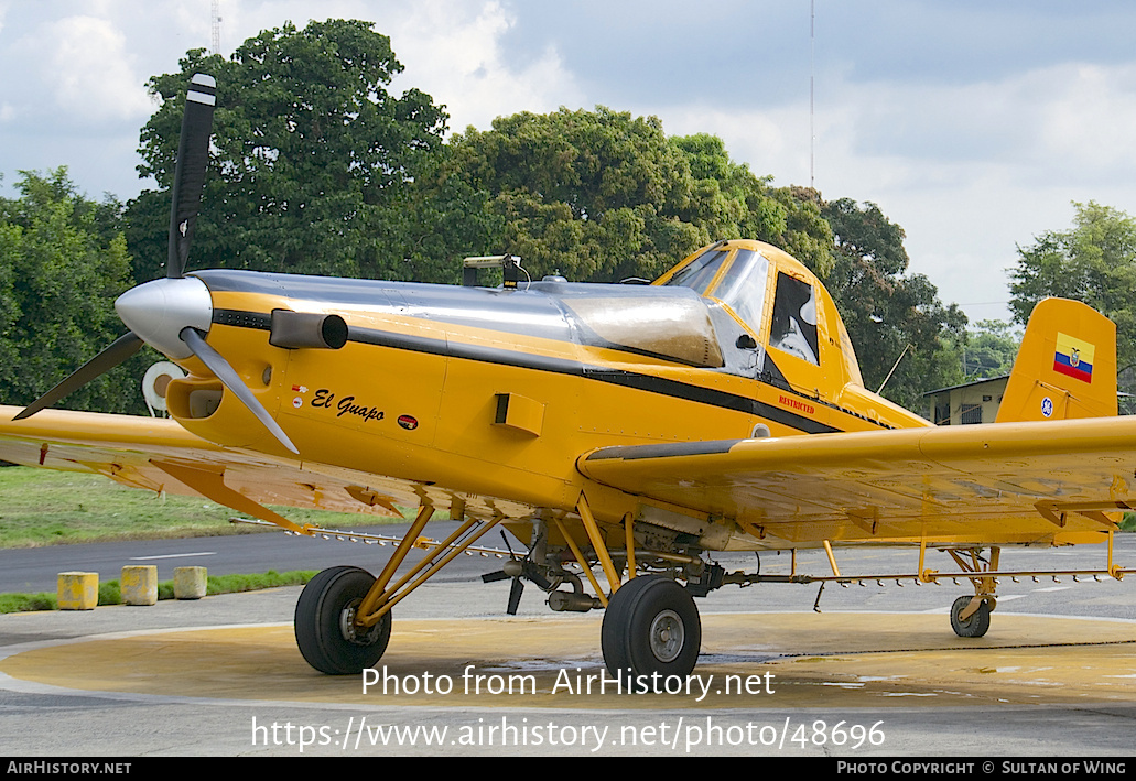 Aircraft Photo of HC-AUH | North American Rockwell S2R(T) Turbo Thrush Commander | Agroaereo | AirHistory.net #48696