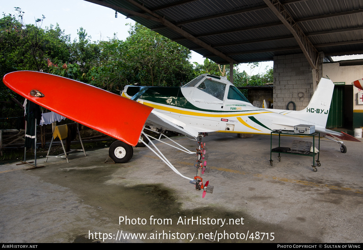 Aircraft Photo of HC-BYJ | Cessna A188B AgWagon C | Fumioro | AirHistory.net #48715