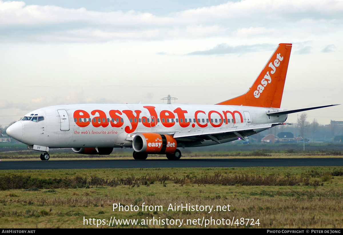 Aircraft Photo of G-EZYT | Boeing 737-3Q8 | EasyJet | AirHistory.net #48724