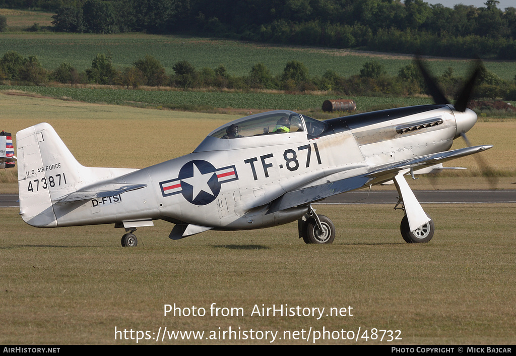 Aircraft Photo of D-FTSI / 473871 | North American TF-51D Mustang | USA - Air Force | AirHistory.net #48732