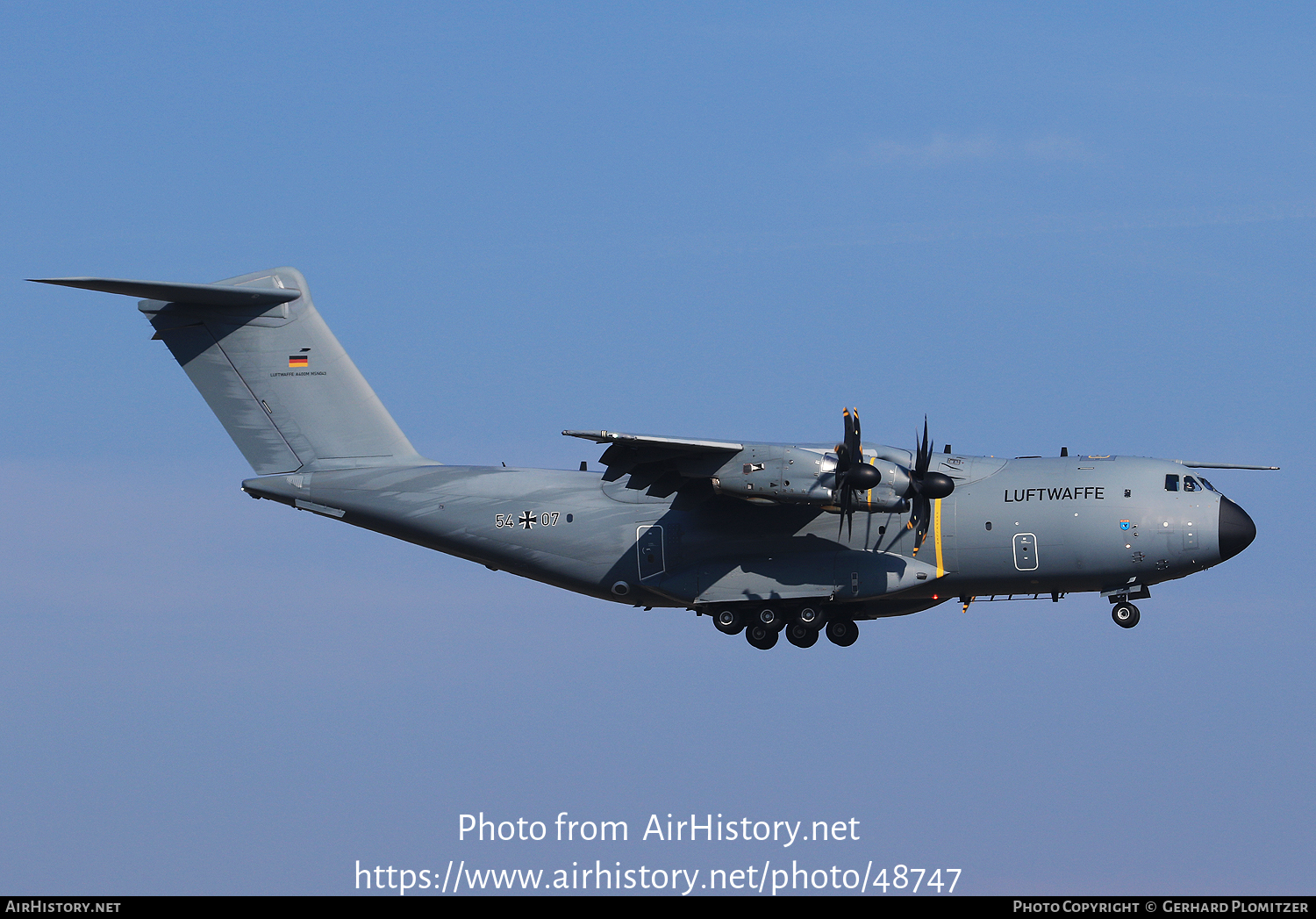 Aircraft Photo of 5407 | Airbus A400M Atlas | Germany - Air Force | AirHistory.net #48747