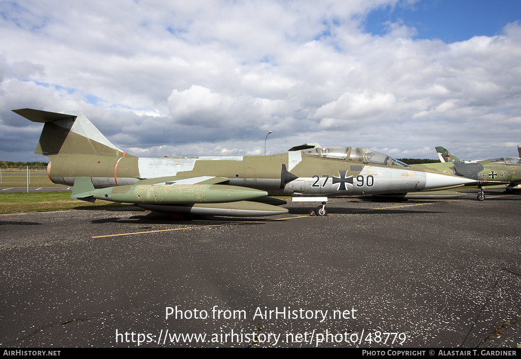 Aircraft Photo of 2790 | Lockheed TF-104G Starfighter | Germany - Air Force | AirHistory.net #48779