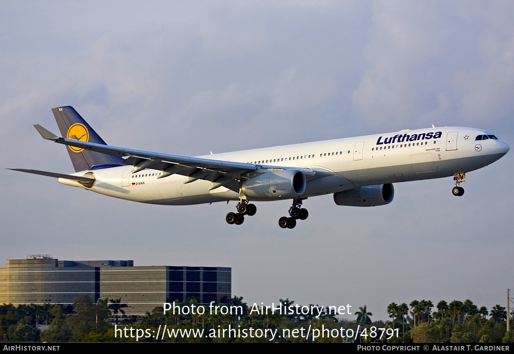 Aircraft Photo of D-AIKK | Airbus A330-343 | Lufthansa | AirHistory.net #48791