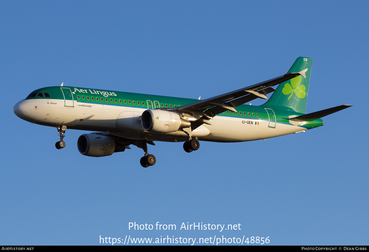 Aircraft Photo of EI-DEN | Airbus A320-214 | Aer Lingus | AirHistory.net #48856