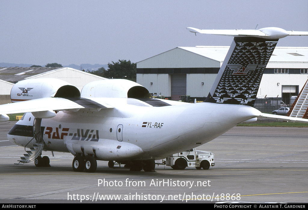 Aircraft Photo of YL-RAF | Antonov An-74TK-100 | RAF-Avia Airlines | AirHistory.net #48868