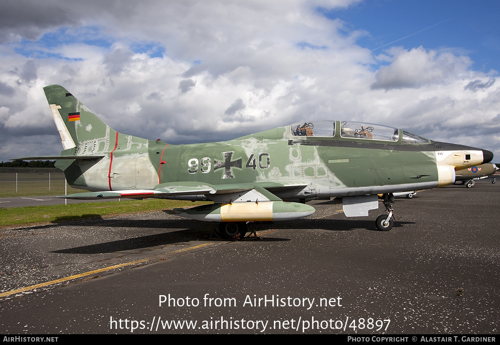 Aircraft Photo of 9940 | Fiat G-91T/3 | Germany - Air Force | AirHistory.net #48897