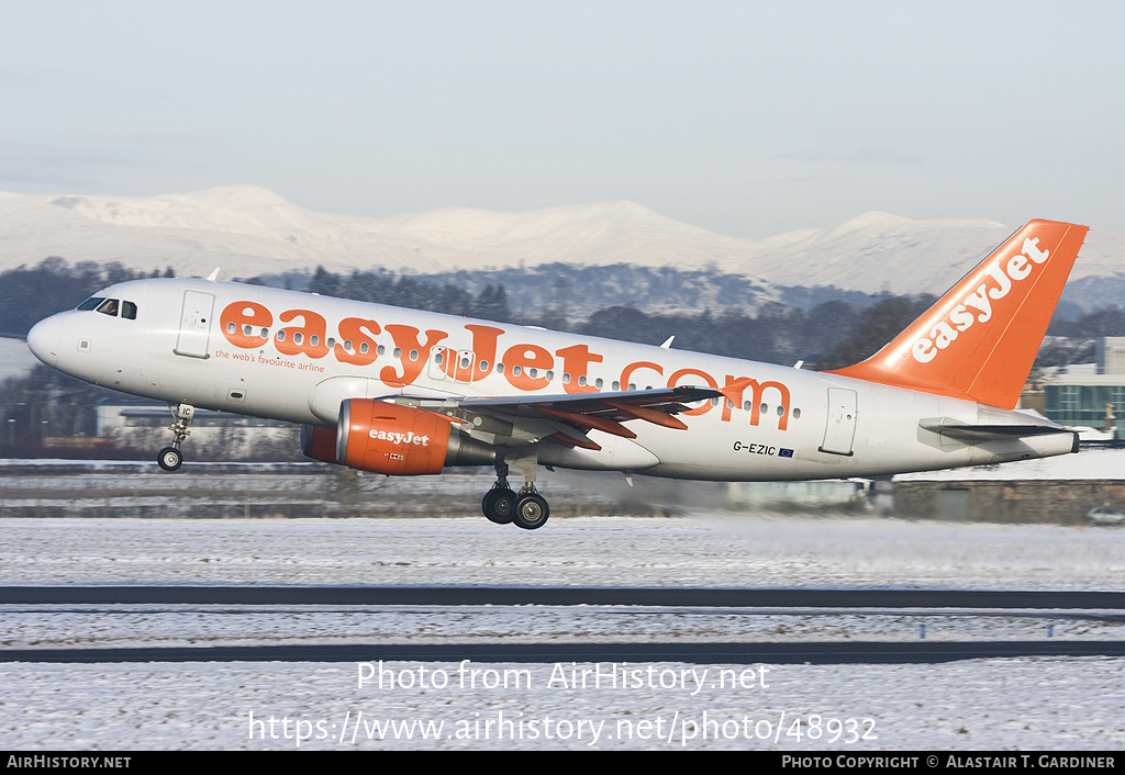 Aircraft Photo of G-EZIC | Airbus A319-111 | EasyJet | AirHistory.net #48932