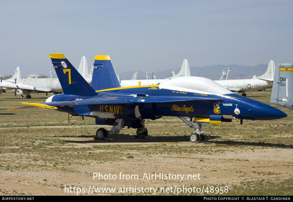 Aircraft Photo of 161711 | McDonnell Douglas F/A-18B Hornet | USA - Navy | AirHistory.net #48958