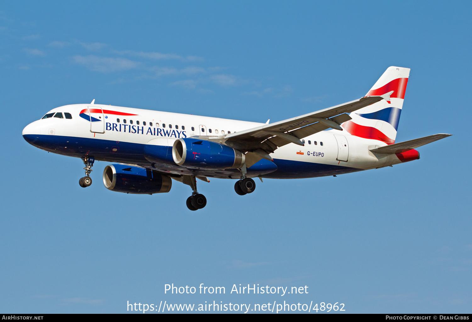 Aircraft Photo of G-EUPO | Airbus A319-131 | British Airways | AirHistory.net #48962