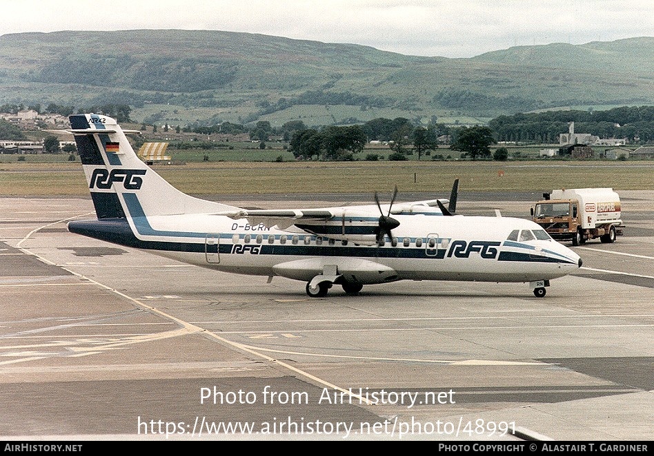 Aircraft Photo of D-BCRN | ATR ATR-42-300 | RFG - Regionalflug | AirHistory.net #48991