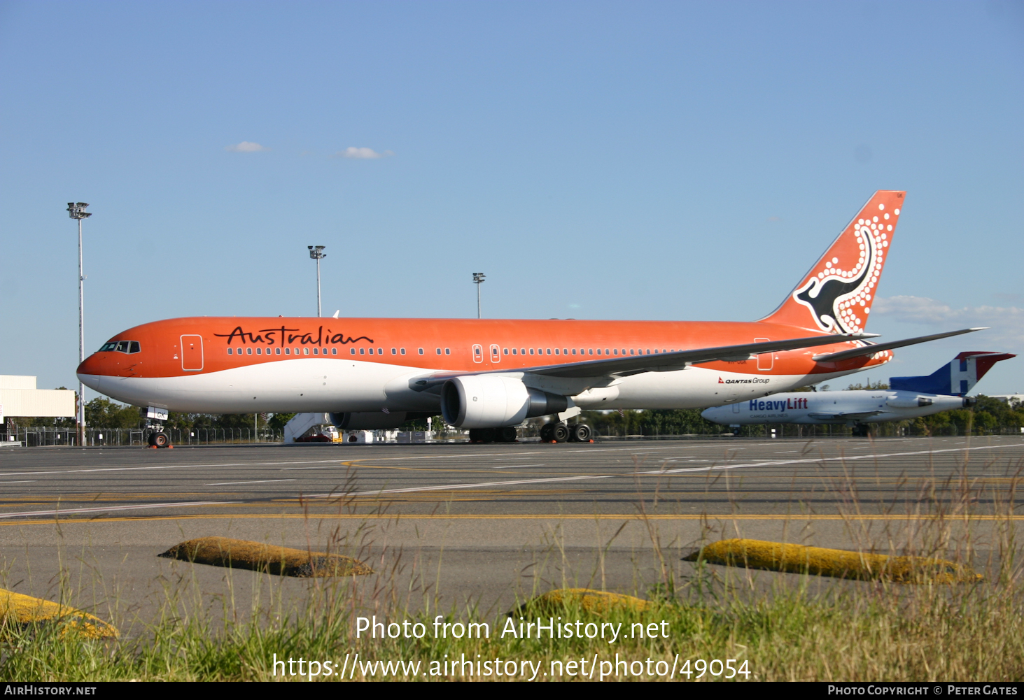 Aircraft Photo of VH-OGK | Boeing 767-338/ER | Australian Airlines | AirHistory.net #49054